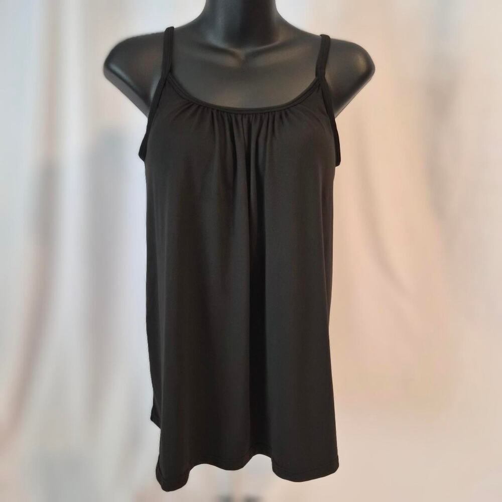 32 DEGREES COOL Shelf Bra Cami Tank‎ Top - Black size small